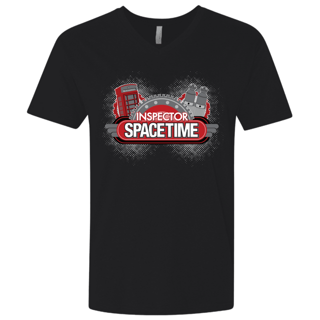 T-Shirts Black / X-Small Inspector Spacetime Men's Premium V-Neck