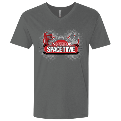 T-Shirts Heavy Metal / X-Small Inspector Spacetime Men's Premium V-Neck