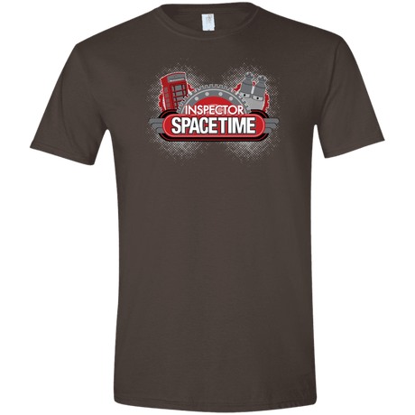 T-Shirts Dark Chocolate / S Inspector Spacetime Men's Semi-Fitted Softstyle
