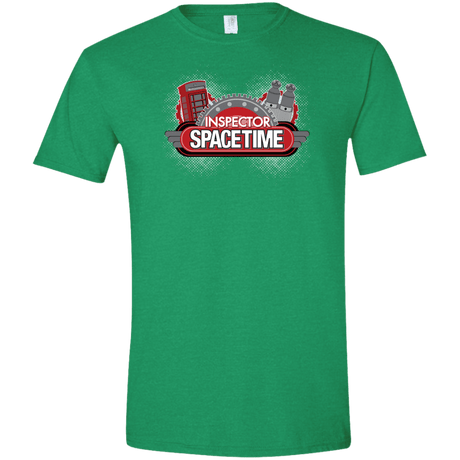 T-Shirts Heather Irish Green / S Inspector Spacetime Men's Semi-Fitted Softstyle