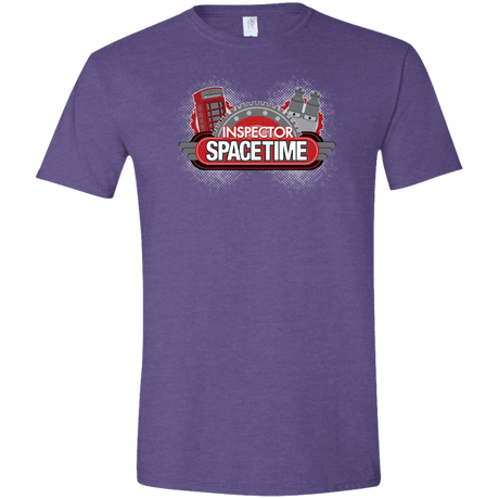T-Shirts Heather Purple / S Inspector Spacetime Men's Semi-Fitted Softstyle