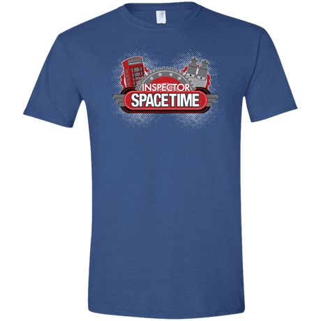 T-Shirts Heather Royal / X-Small Inspector Spacetime Men's Semi-Fitted Softstyle