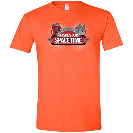 T-Shirts Orange / S Inspector Spacetime Men's Semi-Fitted Softstyle