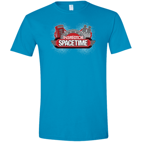T-Shirts Sapphire / S Inspector Spacetime Men's Semi-Fitted Softstyle