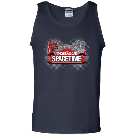 T-Shirts Navy / S Inspector Spacetime Men's Tank Top