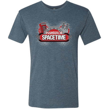 T-Shirts Indigo / S Inspector Spacetime Men's Triblend T-Shirt