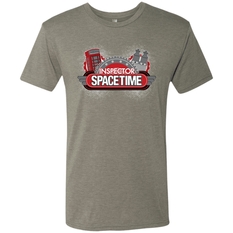 T-Shirts Venetian Grey / S Inspector Spacetime Men's Triblend T-Shirt