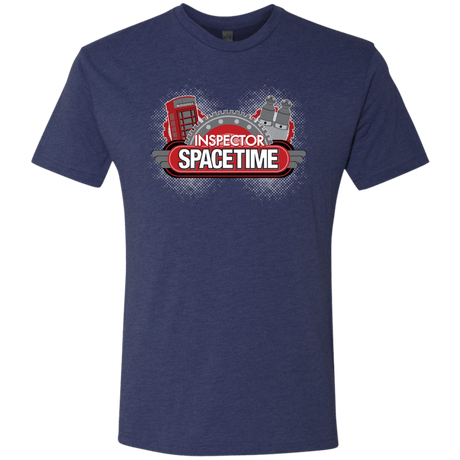 T-Shirts Vintage Navy / S Inspector Spacetime Men's Triblend T-Shirt