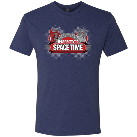 T-Shirts Vintage Navy / S Inspector Spacetime Men's Triblend T-Shirt