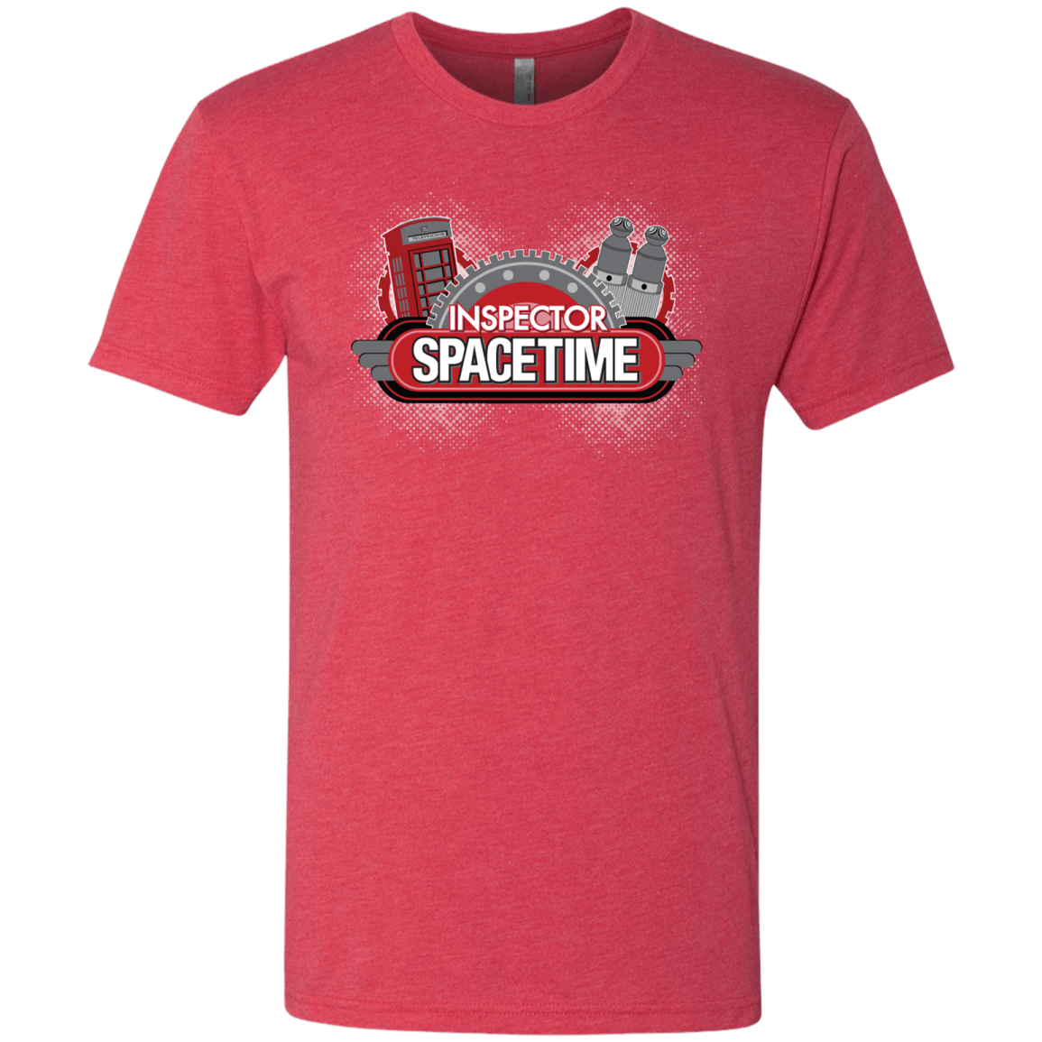 T-Shirts Vintage Red / S Inspector Spacetime Men's Triblend T-Shirt
