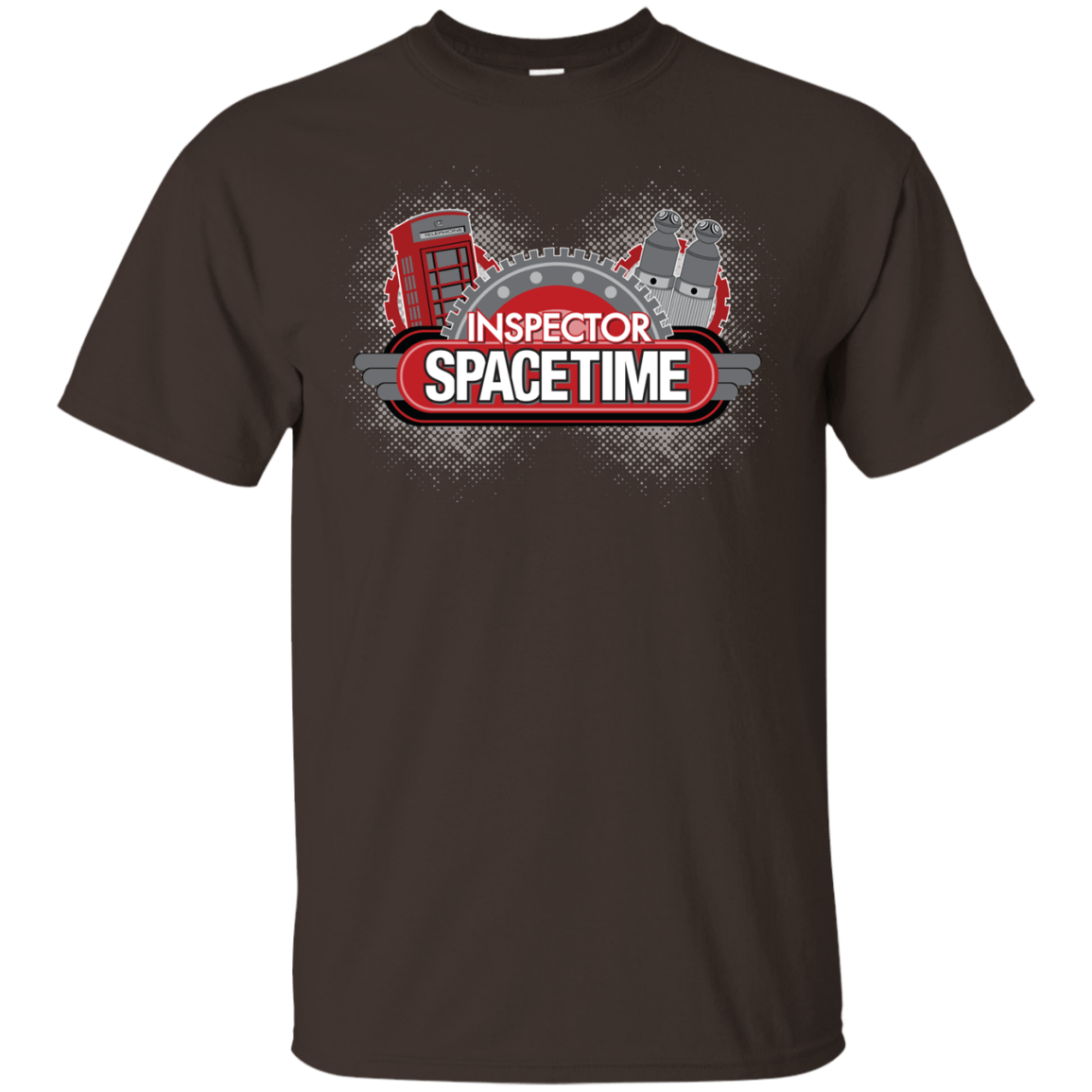 T-Shirts Dark Chocolate / S Inspector Spacetime T-Shirt