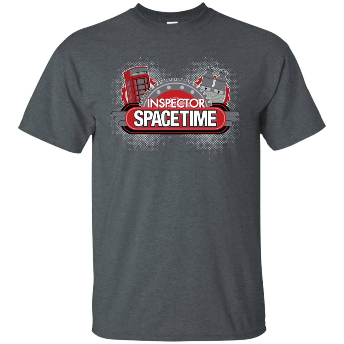 T-Shirts Dark Heather / S Inspector Spacetime T-Shirt