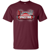 T-Shirts Maroon / S Inspector Spacetime T-Shirt