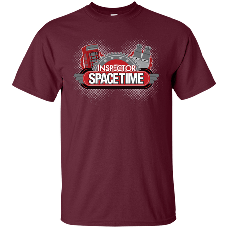T-Shirts Maroon / S Inspector Spacetime T-Shirt