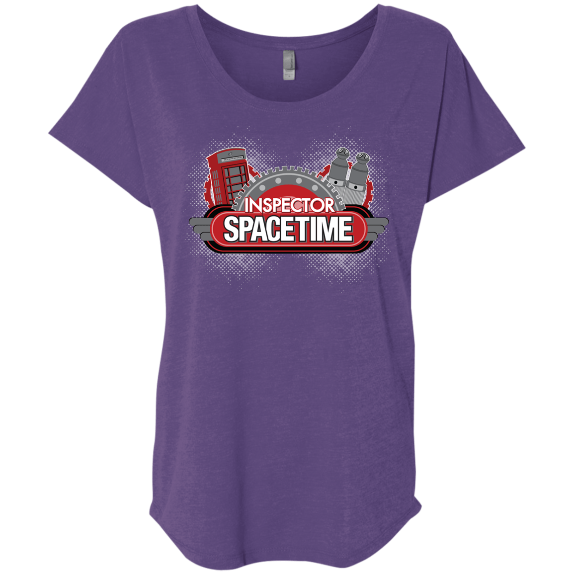 T-Shirts Purple Rush / X-Small Inspector Spacetime Triblend Dolman Sleeve