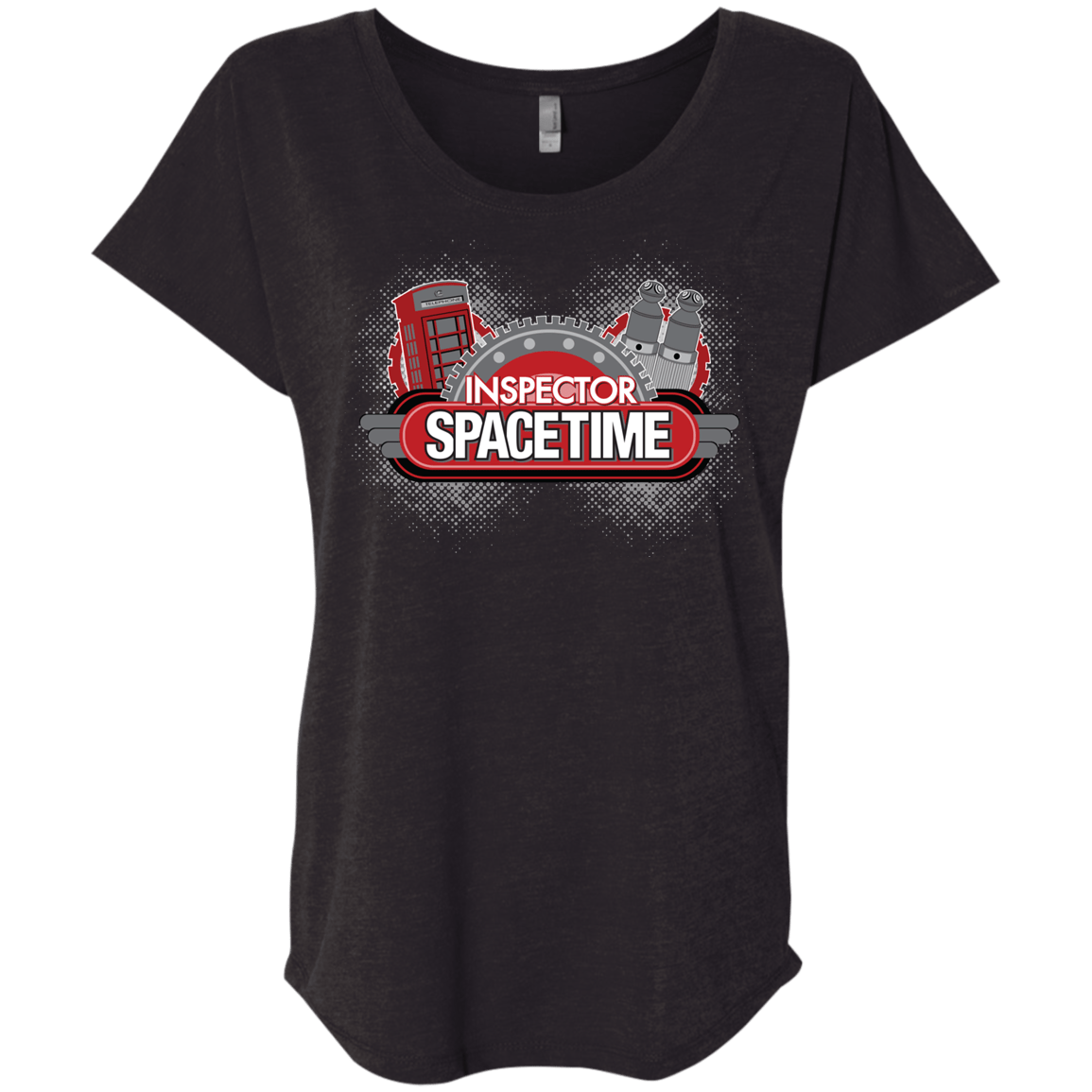 T-Shirts Vintage Black / X-Small Inspector Spacetime Triblend Dolman Sleeve