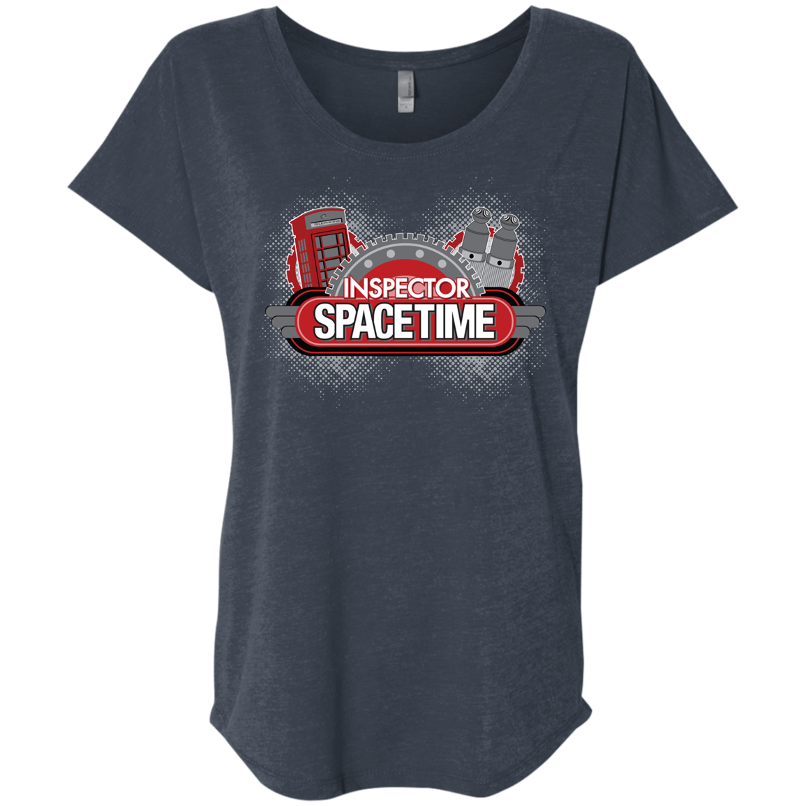 T-Shirts Vintage Navy / X-Small Inspector Spacetime Triblend Dolman Sleeve