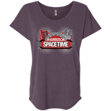 T-Shirts Vintage Purple / X-Small Inspector Spacetime Triblend Dolman Sleeve