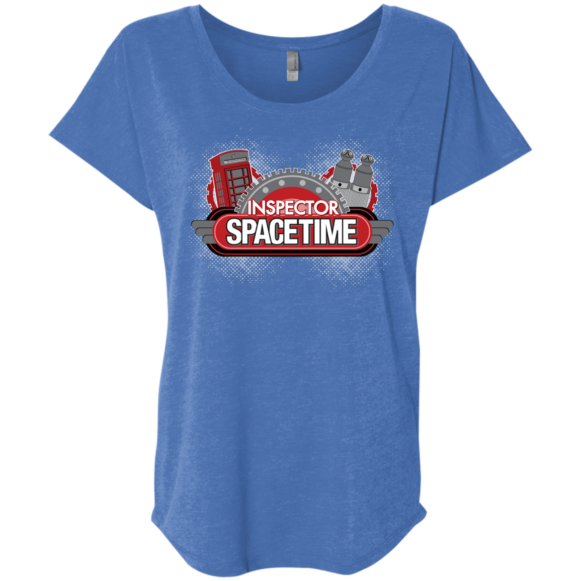 T-Shirts Vintage Royal / X-Small Inspector Spacetime Triblend Dolman Sleeve