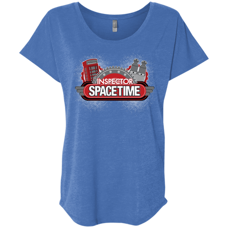 T-Shirts Vintage Royal / X-Small Inspector Spacetime Triblend Dolman Sleeve