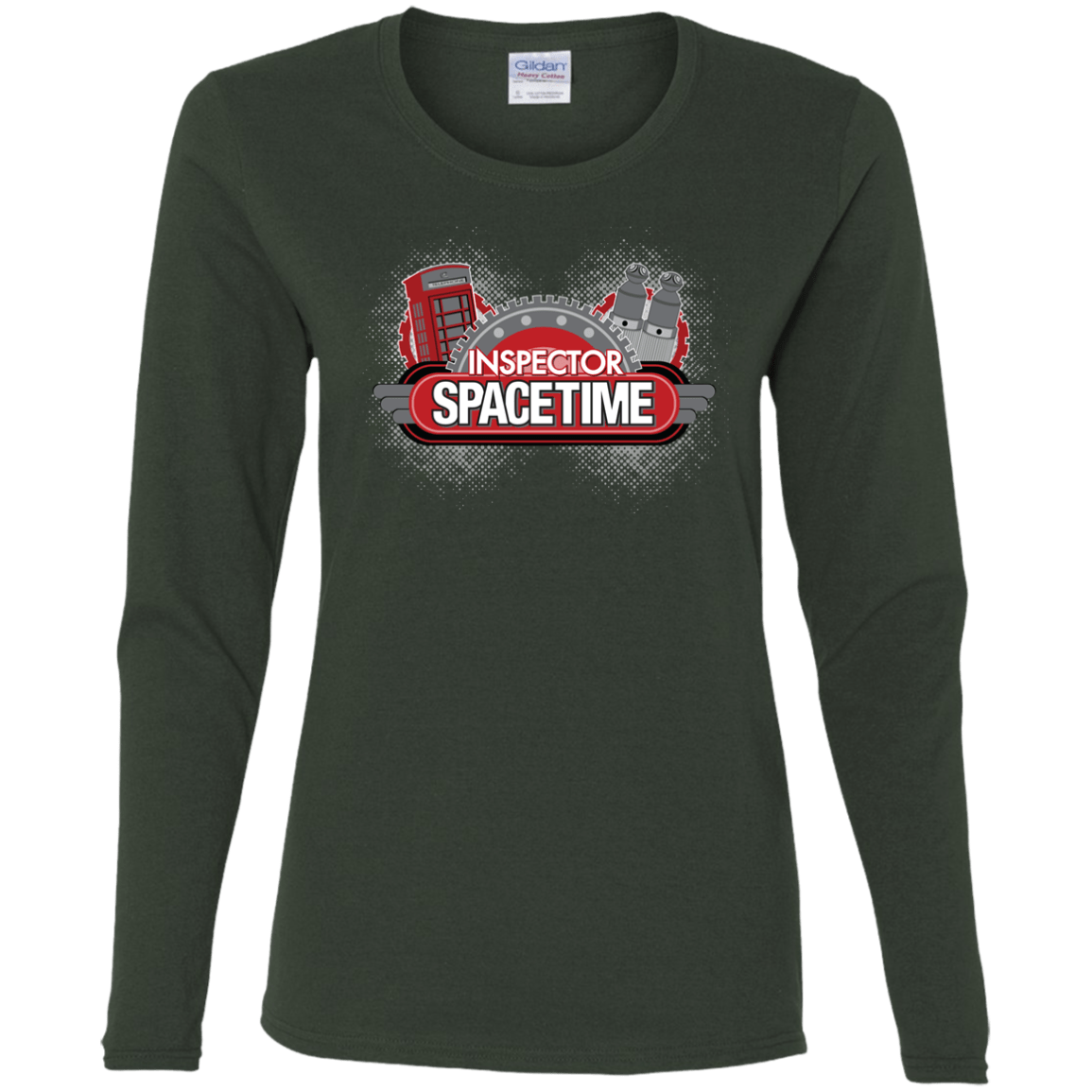 T-Shirts Forest / S Inspector Spacetime Women's Long Sleeve T-Shirt
