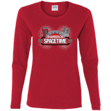 T-Shirts Red / S Inspector Spacetime Women's Long Sleeve T-Shirt