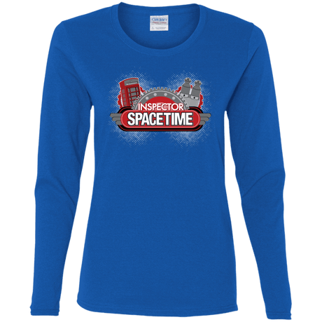 T-Shirts Royal / S Inspector Spacetime Women's Long Sleeve T-Shirt