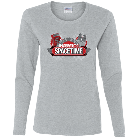 T-Shirts Sport Grey / S Inspector Spacetime Women's Long Sleeve T-Shirt