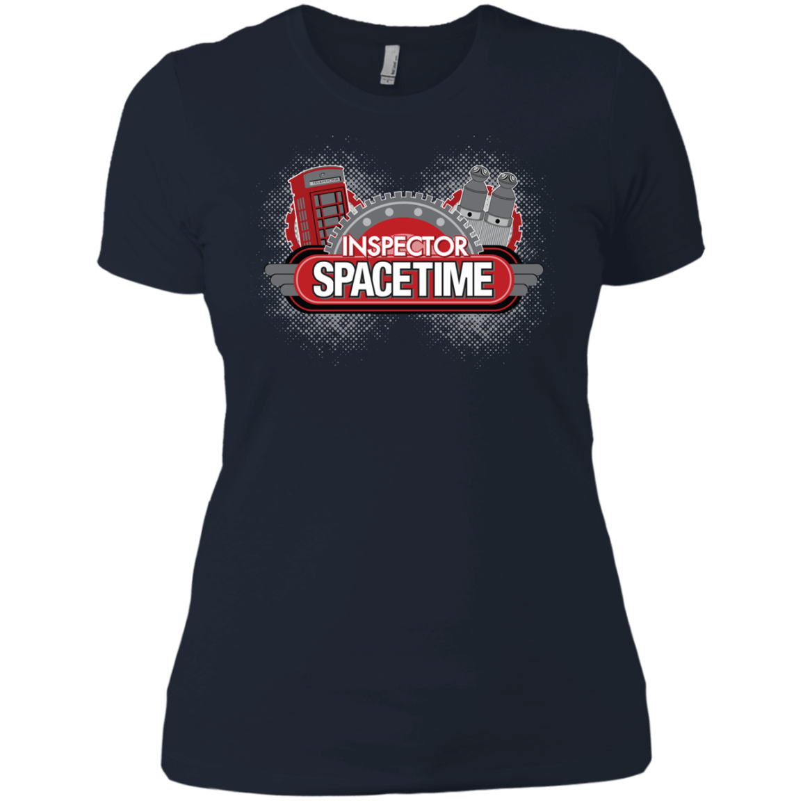 T-Shirts Midnight Navy / X-Small Inspector Spacetime Women's Premium T-Shirt