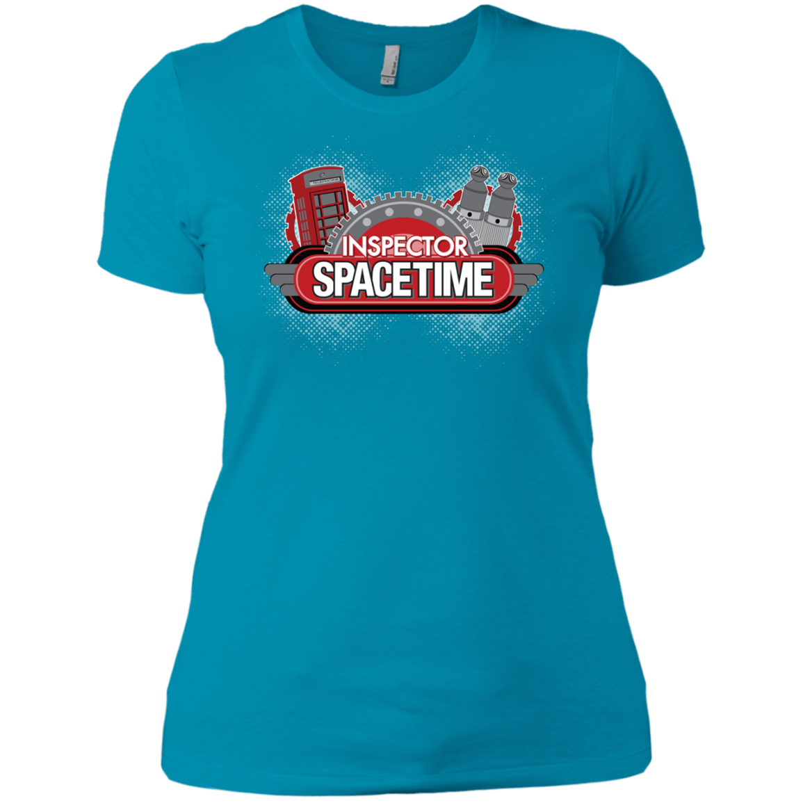 T-Shirts Turquoise / X-Small Inspector Spacetime Women's Premium T-Shirt