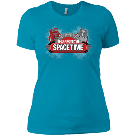 T-Shirts Turquoise / X-Small Inspector Spacetime Women's Premium T-Shirt