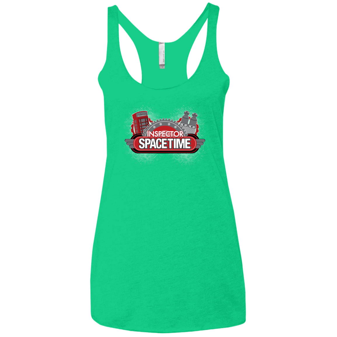 T-Shirts Envy / X-Small Inspector Spacetime Women's Triblend Racerback Tank