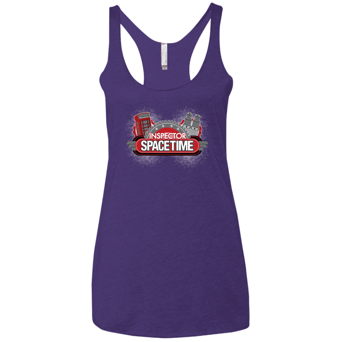T-Shirts Purple Rush / X-Small Inspector Spacetime Women's Triblend Racerback Tank