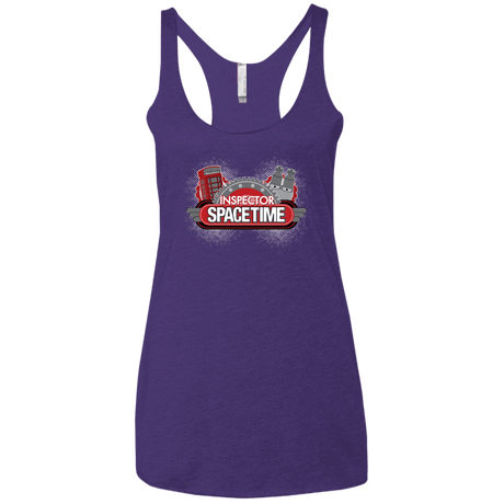 T-Shirts Purple Rush / X-Small Inspector Spacetime Women's Triblend Racerback Tank