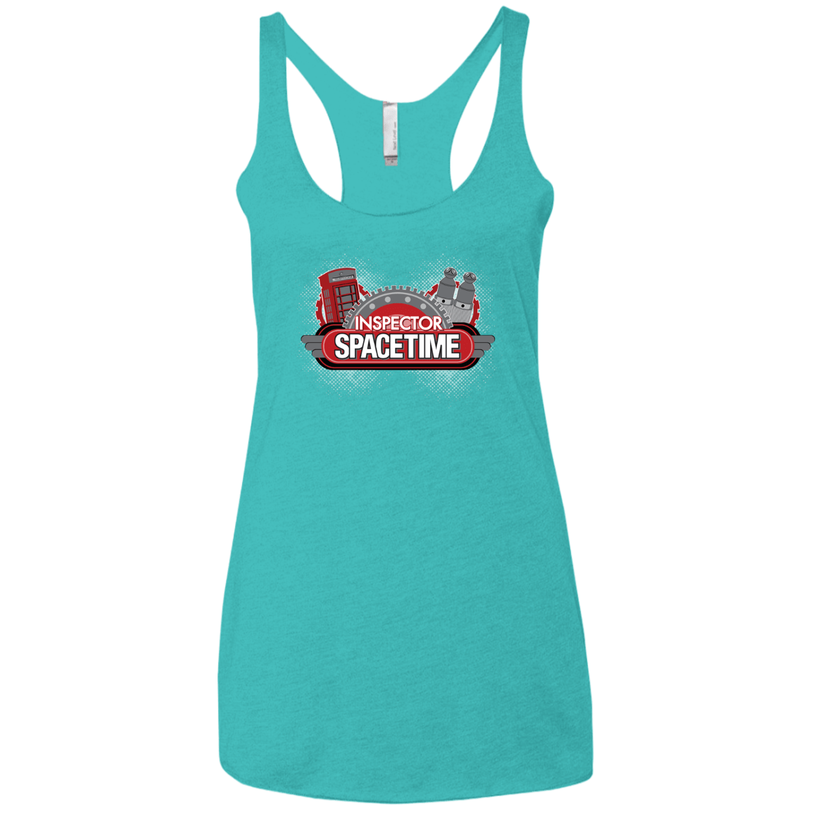 T-Shirts Tahiti Blue / X-Small Inspector Spacetime Women's Triblend Racerback Tank