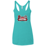 T-Shirts Tahiti Blue / X-Small Inspector Spacetime Women's Triblend Racerback Tank