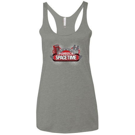 T-Shirts Venetian Grey / X-Small Inspector Spacetime Women's Triblend Racerback Tank