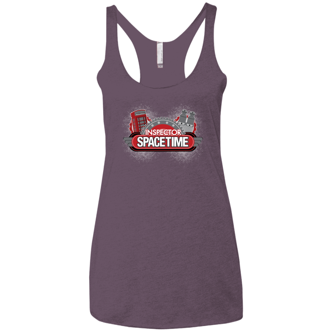 T-Shirts Vintage Purple / X-Small Inspector Spacetime Women's Triblend Racerback Tank