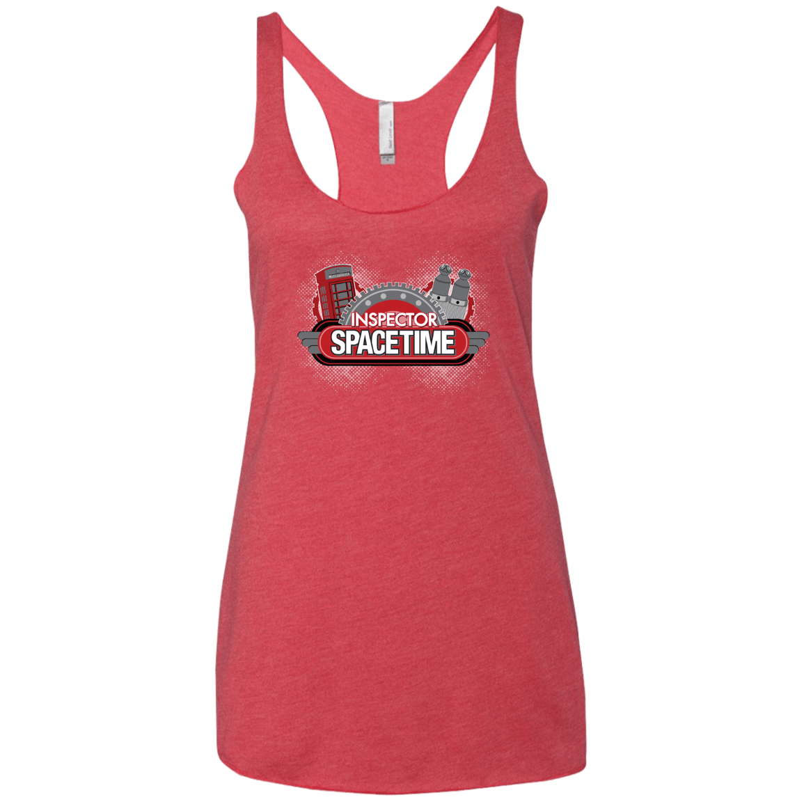 T-Shirts Vintage Red / X-Small Inspector Spacetime Women's Triblend Racerback Tank
