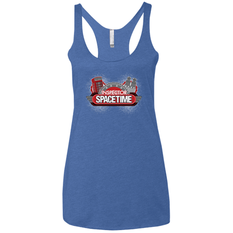 T-Shirts Vintage Royal / X-Small Inspector Spacetime Women's Triblend Racerback Tank
