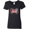 T-Shirts Black / S Inspector Spacetime Women's V-Neck T-Shirt