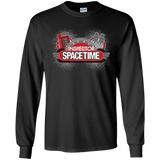 T-Shirts Black / YS Inspector Spacetime Youth Long Sleeve T-Shirt