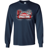 T-Shirts Navy / YS Inspector Spacetime Youth Long Sleeve T-Shirt
