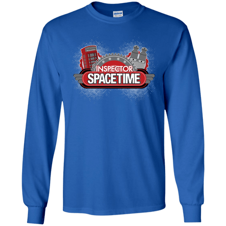 T-Shirts Royal / YS Inspector Spacetime Youth Long Sleeve T-Shirt