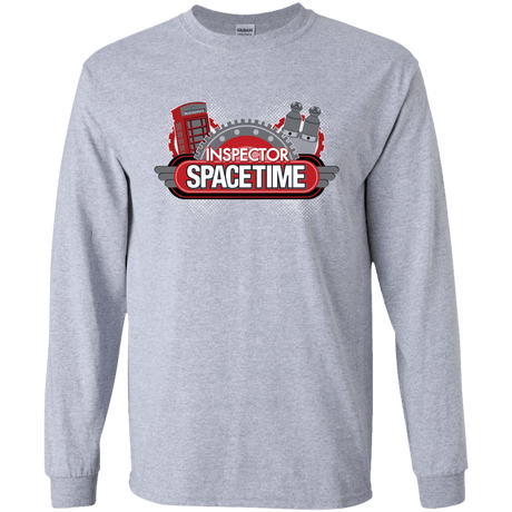 T-Shirts Sport Grey / YS Inspector Spacetime Youth Long Sleeve T-Shirt