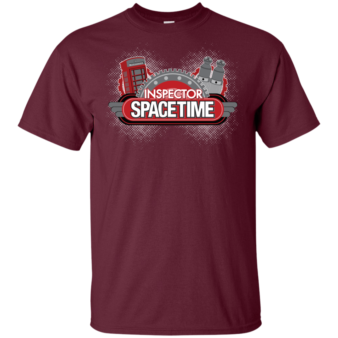 T-Shirts Maroon / YXS Inspector Spacetime Youth T-Shirt