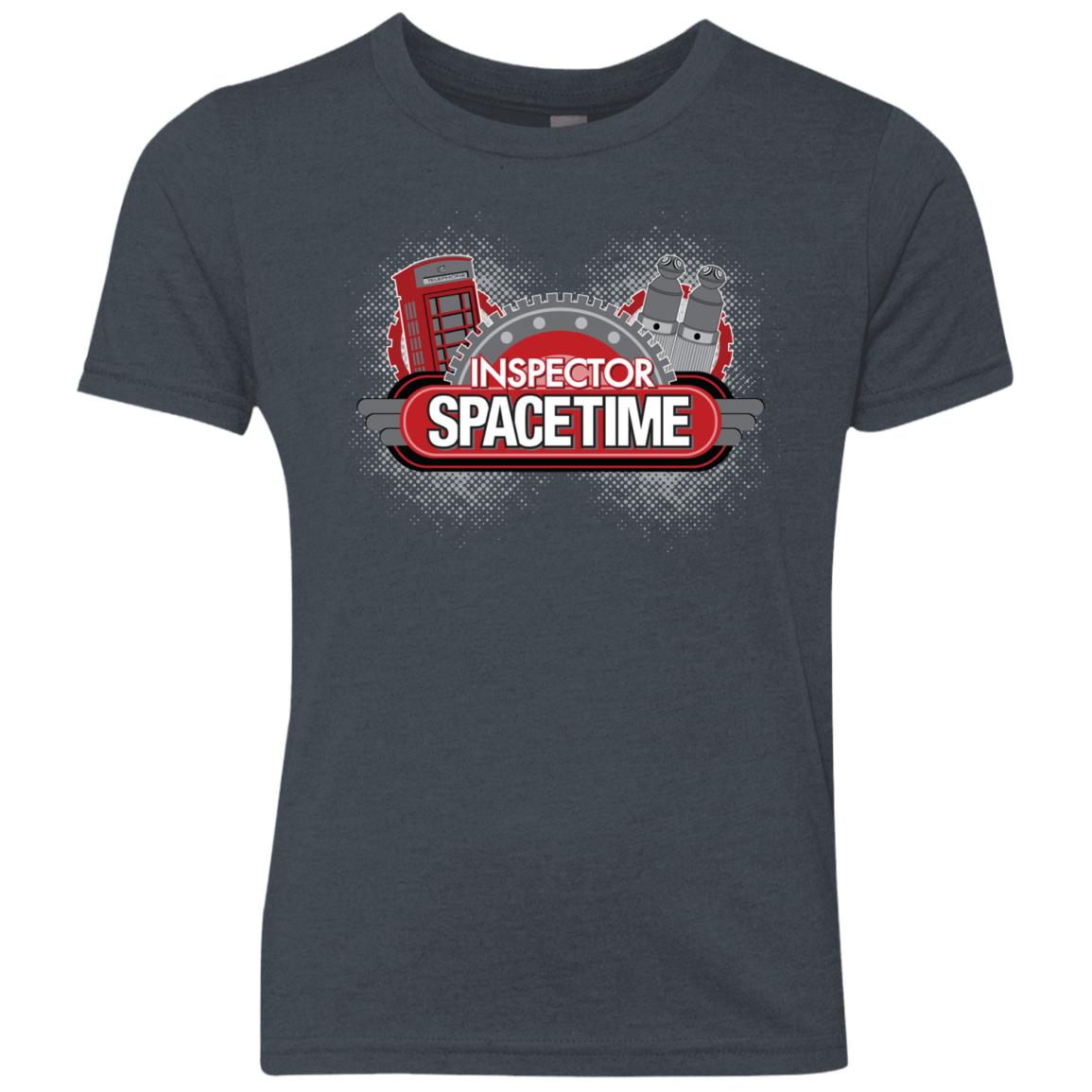 T-Shirts Vintage Navy / YXS Inspector Spacetime Youth Triblend T-Shirt