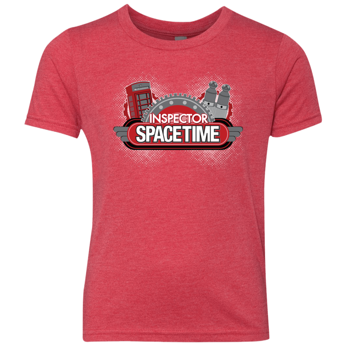 T-Shirts Vintage Red / YXS Inspector Spacetime Youth Triblend T-Shirt