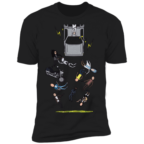 T-Shirts Black / S Inter-Dimensional Time Travel Men's Premium T-Shirt