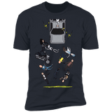 T-Shirts Indigo / S Inter-Dimensional Time Travel Men's Premium T-Shirt